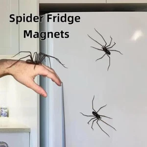 1/2pc Realistics Spider Fridge Magnet,.for Refrigerator, Garage Door or Car - Picture 1 of 17