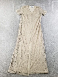 Vestido Geary Roark Kamisato para mujer grande beige con forro vintage modesto - Imagen 1 de 16