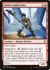 4x Keldon Halberdier - Casi Nuevo Tiempo Espiral Remasterizado GARROW MAGIC - Imagen 1 de 1