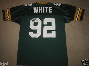 Reggie White #92 Green Bay Packers NFL Champion Jersey 44 LG mens