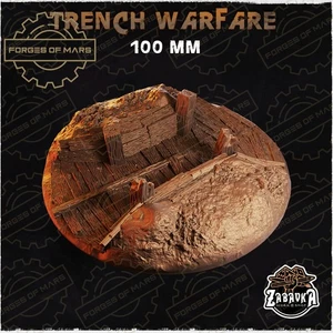 Bases Toppers - Trench Warfare - Round 100mm (x1) - Picture 1 of 1