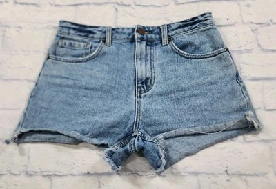 Pantalones Cortos de Jean O'Neill MUJER TALLA 28 Corte Denim Azul Tiro Alto Mini Foto 1 de 4