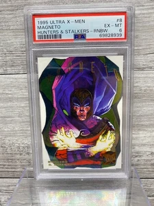 Fleer Ultra X-Men Magneto Hunters & Stalkers Rainbow 1995 #8 PSA 6 - Imagen 1 de 2