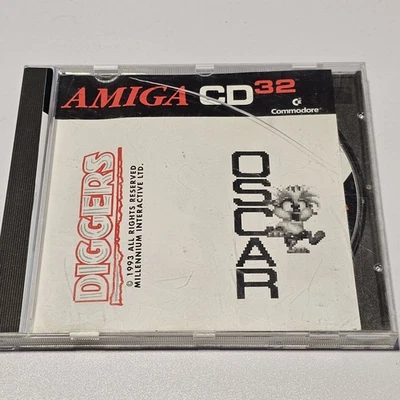 Diggers / Oscar - Commodore CD32 Amiga - Very Good Condition Oz Game Seller  - Image 1 of 4
