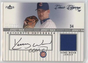 2004 Fleer Classic Clippings Jersey Rack Silver /50 Kerry Wood #JRA-KW Auto - Picture 1 of 3