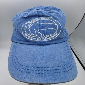 Simplicity Adults Blue Denim Piedras Blancas Friends Of The Elephant Seal Hat - Picture 1 of 9
