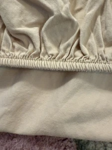 Wamsutta Queen 1 Fitted 1 Flat Sheet soft yellowish Beige 100% Cotton - Bild 1 von 10