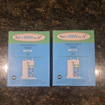 Aqua Fresh WF275 Refrigerator Water Filter Fits Frigidaire WF2CB *NEW*  2 PK - Image 1 of 3