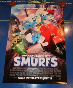 Schlümpfe 2025 DS gerolltes Original Filmplakat 27" x 40" - Bild 1 von 2