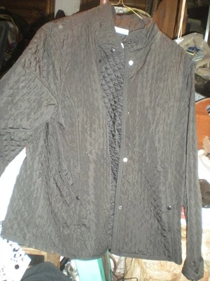 Chaqueta acolchada Liz Claiborne, para mujer talla XL negra, primera edición Foto 1 de 3