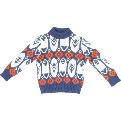 Suéter tejido retro novedad esquí invierno hippie hippie vintage para niños Foto 1 de 3