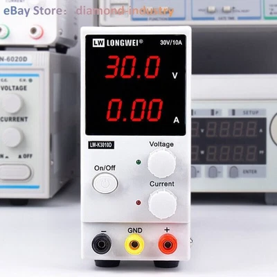 A 1PC 110V/220V Mini Switching Regulated Adjustable DC Power Supply 0~30V 0~10A - Image 1 of 4