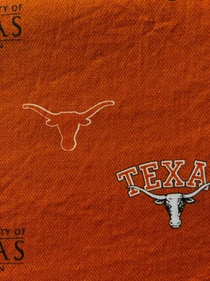Tela de algodón Sykel Texas Longhorns ~ UT Austin espiga ~ patrón #TX098 ~ 1 yarda Foto 1 de 3