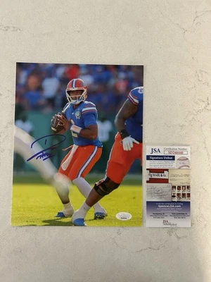 DJ Lagway Autographed Signed Photo 8x10 Florida Gators Football JSA Cert - Image 1 of 2