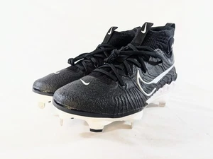 Nike Alpha Huarache NXT Black/White Metal Baseball Cleats DJ6517-001 Size 8.5 - Picture 1 of 7
