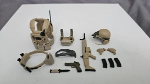 1/12 Valaverse Desert Action Force Gear Pack Lot. Fit Gi Joe Classified - Picture 1 of 3