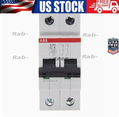 NEW ABB S202-C4 Micro circuit breaker #DW - Image 1 of 2