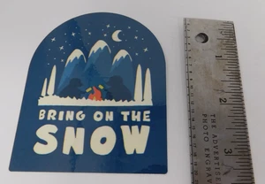REI Bring On The Snow Moon Stars Campfire Sticker Decal - Outdoor 3.75" x 3" - Picture 1 of 3