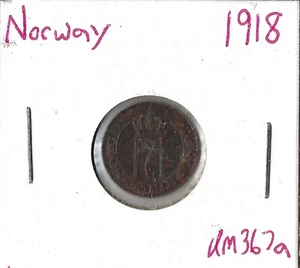 Coin Norway 1 Øre 1918 KM367a - Picture 1 of 3