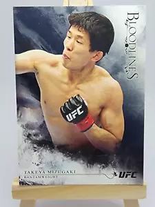 Takeya Mizugaki 2014 Topps UFC Bloodlines Black #105 /25 - Picture 1 of 2