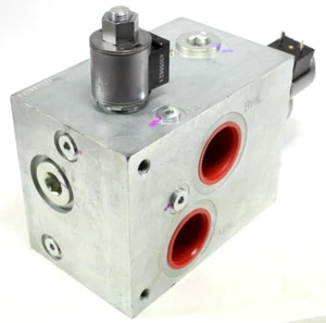 Hydraforce HF98810-15 Hydraulic Manifold + Solenoid Valves - Rare Part! - Picture 1 of 11