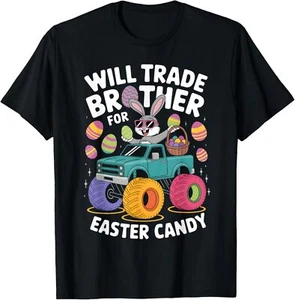 I'm Just Here For My Flippin' Sister Gymnast Brother T-Shirt - Picture 1 of 11