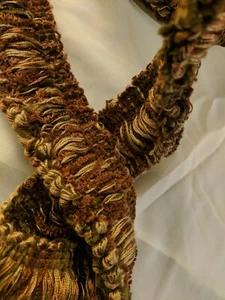 American Trim Mfg Co 2" Chenille Loop Fringe Trim FRL0512 'Cardoban' 5 yard lot - Picture 1 of 5