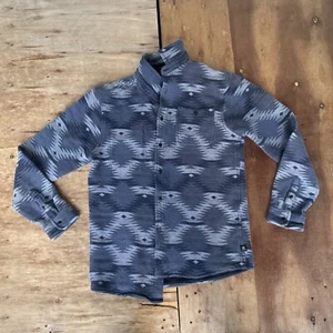 Chaqueta Roark Para Hombre Mediana Azul Azteca Suroeste Exterior Botón Calce Clásico - Imagen 1 de 13