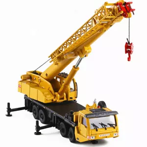 1:55 Crane Truck Toy Construction Vehicle Diecast Metal Engineering Equipment - Picture 1 of 19
