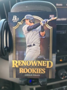 2023 Bowman Platinum Renowned Rookies Oswaldo Peraza RC SP YANKESS 