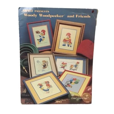 Woody Woodpecker and Friends Vintage Cross Stitch Patterns Booklet - Image 1 of 4