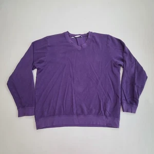 Cutter & Buck Sweater Mens Large Purple Pullover Casual Outdoors - Picture 1 of 8