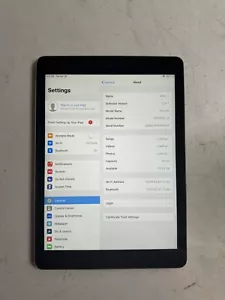 Apple iPad Air 1st Generation A1474 16GB, 9.7in - Space Gray- Unlocked - Picture 1 of 4