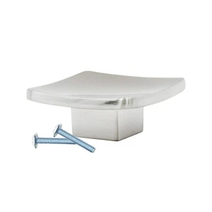 Zen Square Brushed Nickel Kitchen Cabinet Drawer Knob, 2-1/4" (57mm) K906857BN - Picture 1 of 3