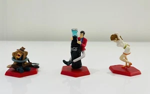 Lupin Ⅲ Small Figure Set by Coca Cola Anime Japan - Picture 1 of 6
