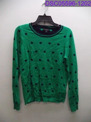 Mujer Talla Pequeña J. Pullover de cuello redondo a lunares Kelly punto azul marino M2024 Foto 1 de 4