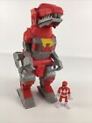 Fisher Price Imaginext Power Rangers T-Rex Zord 11” Action Figure Red Ranger Toy