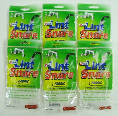 12 O'Malley Lint Snares Fabric Laundry Sink Washing Machine Drain Trap Snare - Image 1 of 3