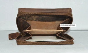 5603 Herren klein geldbörse aus echtemleder portmonee,Vintage leder Portemonnaie - Bild 1 von 6