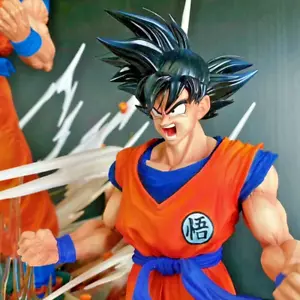 Goku Super Saiyan Action Figure Dragon Ball Z Statuetta Collezione Anime 29 cm ⚡ - Foto 1 di 7