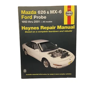 Haynes 626 & MX-6 Ford Probe 1993 thru 2001 Repair Manual 61042 All models - Picture 1 of 4