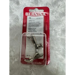 NEW Bernina 14 Zipper Foot Sewing Machine Presser Foot #0063887100 – Swiss - Picture 1 of 2