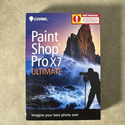 PAINT SHOP PRO X7 ULTIMATE (2 DVD-Rom Edition) Corel Photo Editing Windows - Image 1 of 4