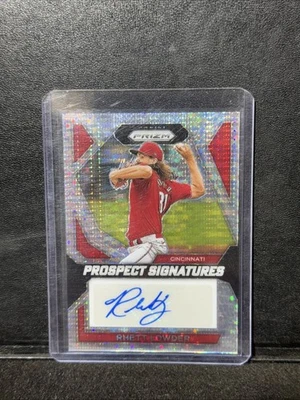 2024 Panini Prizm - Prospect Auto Rhett Lowder #PS-RL Pulsar Prizm /199 (AU, RC) - Image 1 of 2