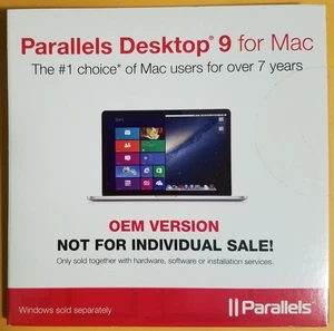 Parallels Desktop 9 for Mac Computer OEM (PDFM9L-OEM1CD-EN), preowned - Picture 1 of 4