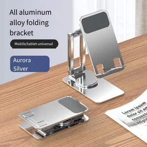 Support de tablette pliable en métal support robuste pour téléphones et table - Photo 1 sur 24