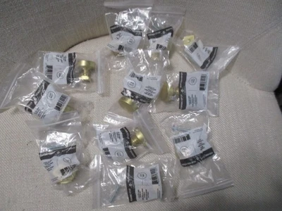 Pacote com 11 Liberty P38488C-117-CP 1-1/4" Botão de Sino Clássico Ouro Moderno Novo - Imagem 1 de 4