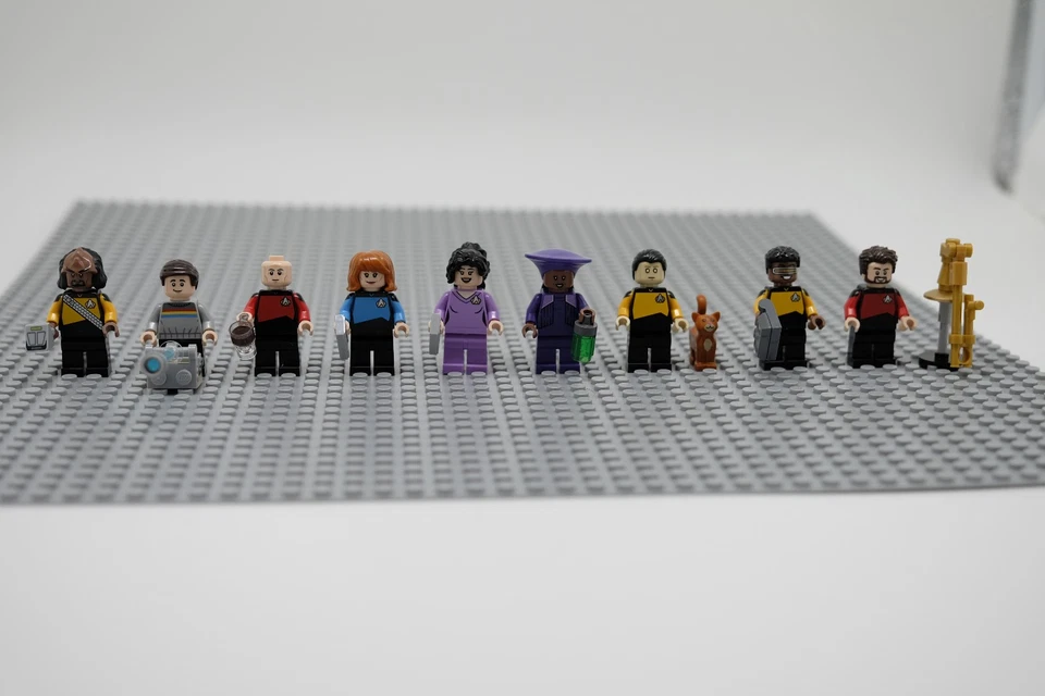 LEGO® Star Trek Picard Data Worf Beverly Crusher Riker Guinan aus 10356 NEU