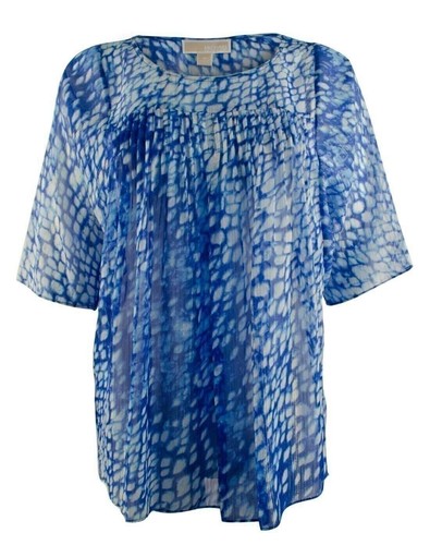 Camicetta donna Michael Kors fantasia plissettata