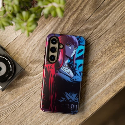 Funda resistente Motosierra Hombre Makima Samsung | Anime Teléfono Cubierta Regalo Foto 1 de 4